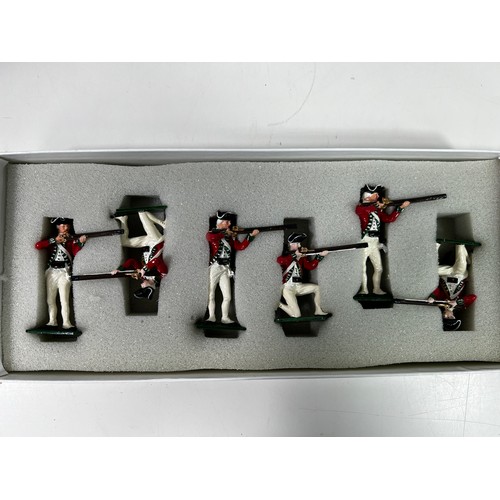 8 - Boxed set of 6 lead soldiers by Fusilier