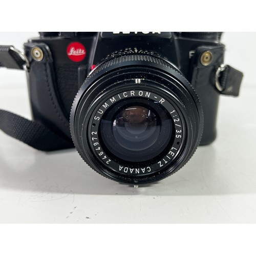 350 - Leica R4 camera and lens