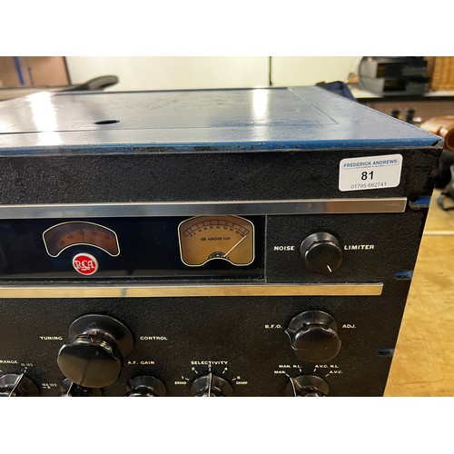 81 - Vintage RCA radio receiver