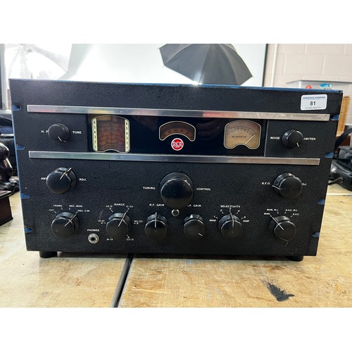 81 - Vintage RCA radio receiver