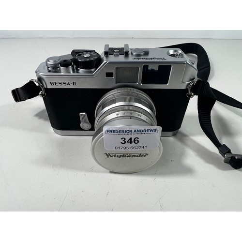 346 - Voigtlander Bessa-r camera and lens