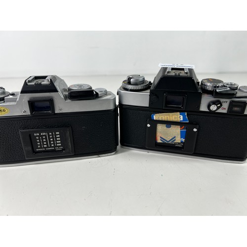 342 - Minolta XE1 and XGM cameras with lenses