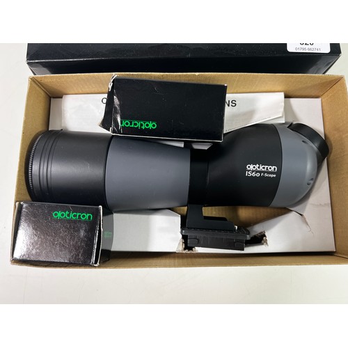 320 - Opticron is60 F Scope field scope  -boxed