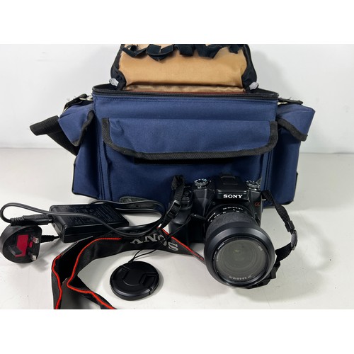 325 - Sony digital camera and accessories a100