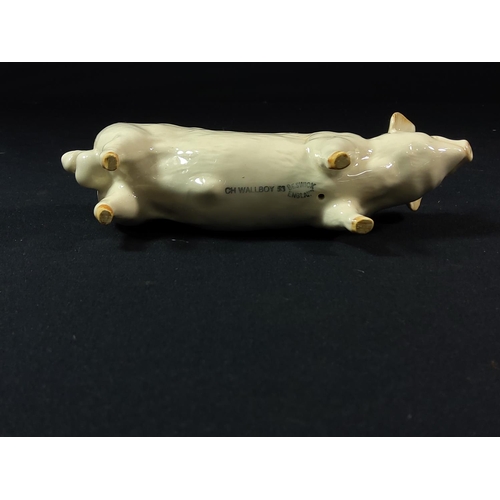 100 - 2 Beswick Pig figures