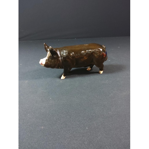 101 - 2 Beswick Pig figures