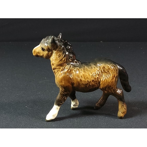 102 - Beswick horse and 2 dogs