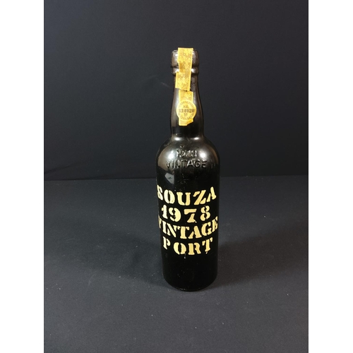 112 - Bottle of Glayva and bottle Souza 1978 vintage port