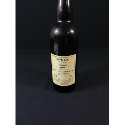 112 - Bottle of Glayva and bottle Souza 1978 vintage port