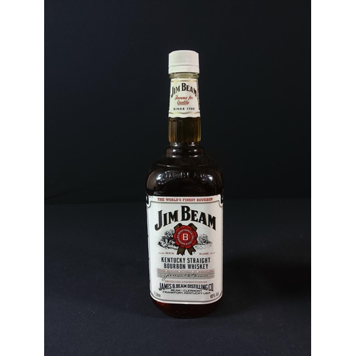 113 - Bottle of Bells and bottle of Jim Bean