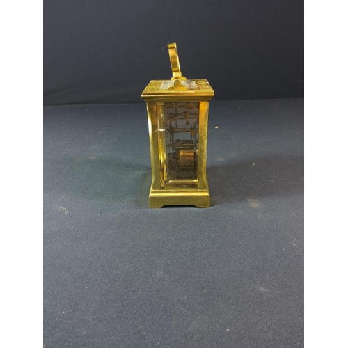 125 - Brass carriage clock