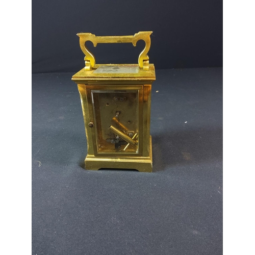 125 - Brass carriage clock