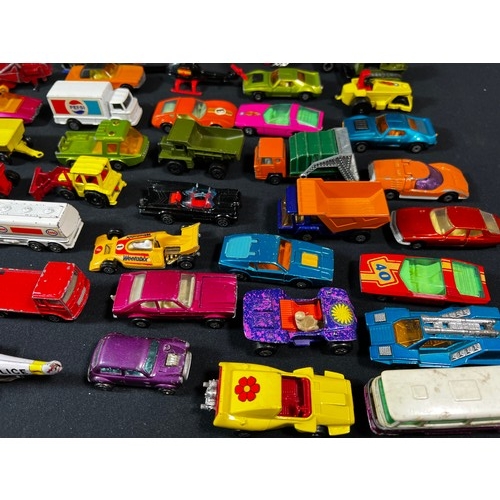 188 - Box of various model vehicles including Matchbox