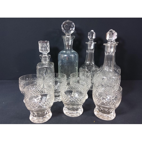 263 - Decanters and glasses