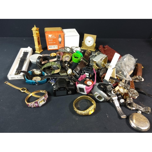 209 - Box of jewellery and watches