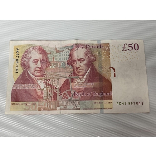 571 - Old £50 note AK47