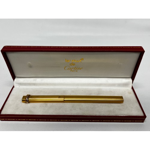 576 - Boxed Lemust De Cartier ballpoint pen