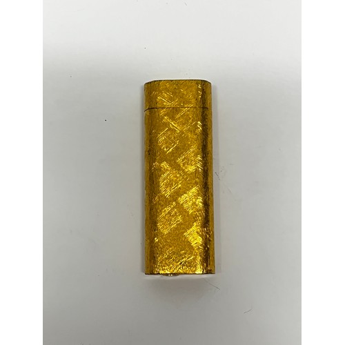 581 - Vintage gold plated Cartier lighter