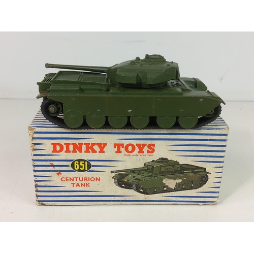 112 - Boxed Dinky 651 Centurion Tank and 622 10 Ton Army Truck