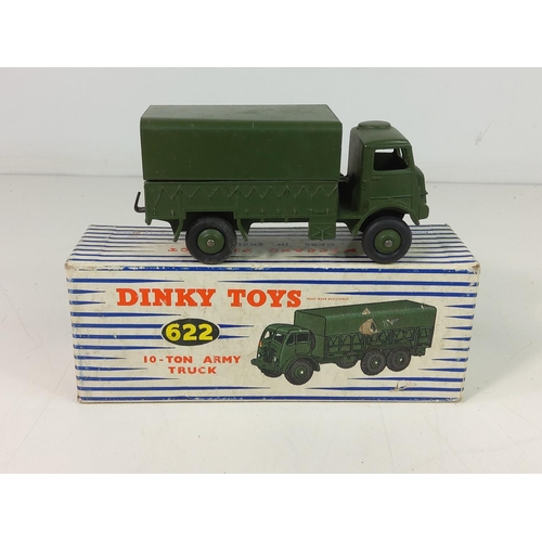 112 - Boxed Dinky 651 Centurion Tank and 622 10 Ton Army Truck