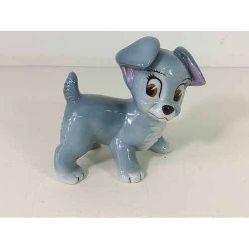 144 - Wade blow-up Disney dog, 10cms tall by 13cms in length