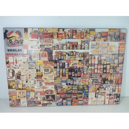 16 - 1970's Grocery advertising picture, 87cms x 59cms