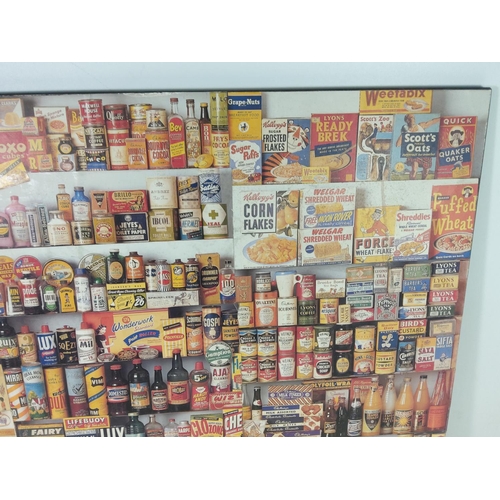 16 - 1970's Grocery advertising picture, 87cms x 59cms