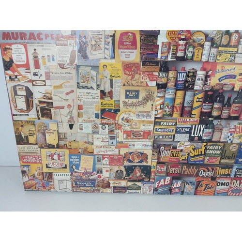 16 - 1970's Grocery advertising picture, 87cms x 59cms