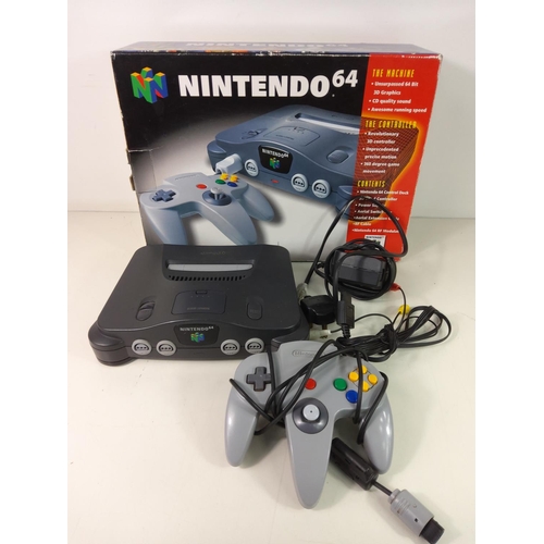 217 - Boxed Nintendo 64 console