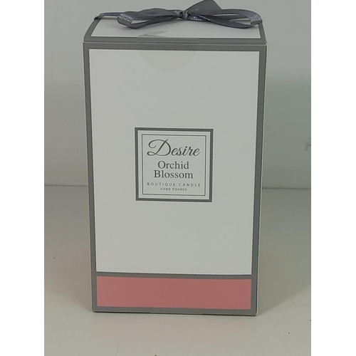 132 - Boxed Desire candle 'Orchid Blossom'