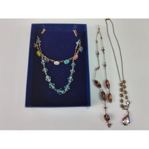 308 - 4 vintage necklaces