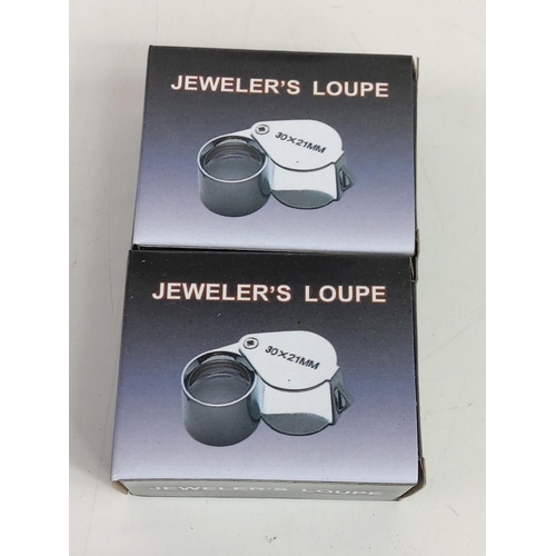 376 - 2 jewellers loupes