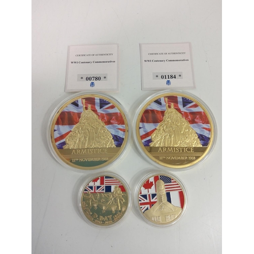 387 - 2 Commemorative D-Day coin sets