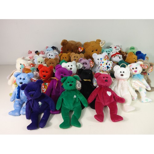 306 - Large qty of TY teddies and TY animals