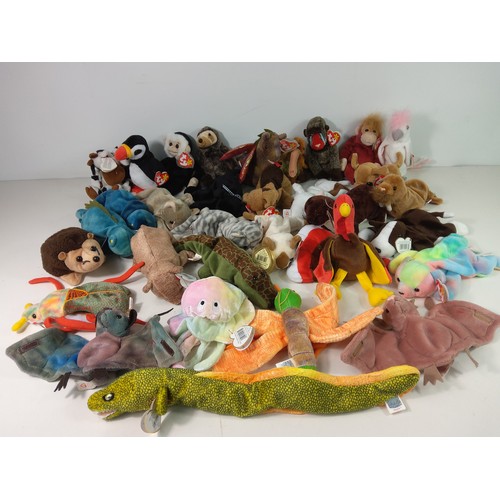 306 - Large qty of TY teddies and TY animals