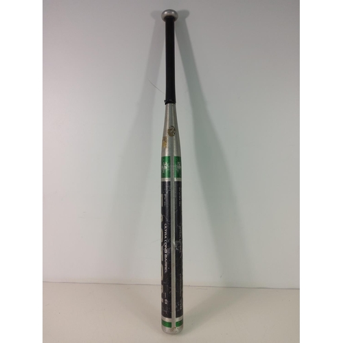 225 - Jade handled umbrella and aluminium baseball bat