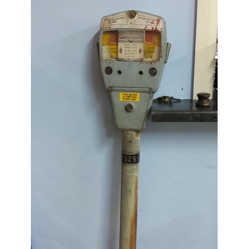 46 - Vintage parking meter with keys