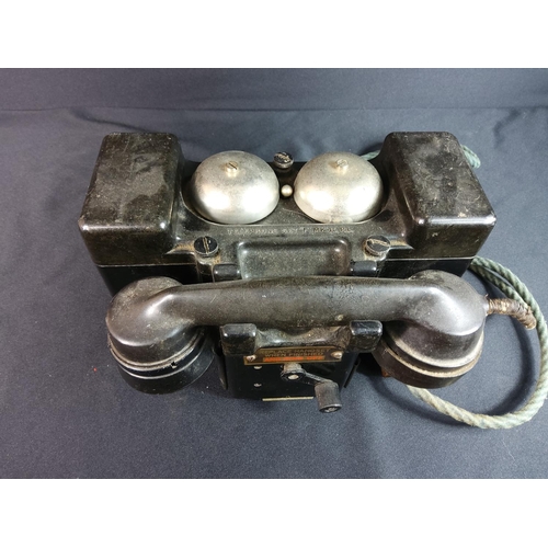 73 - Antique field telephone