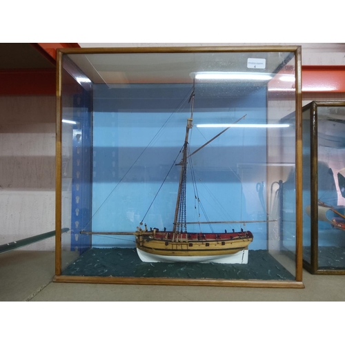 4 - Cased model Ship