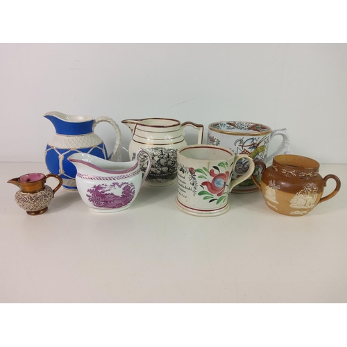 436 - 6 jugs and tankard