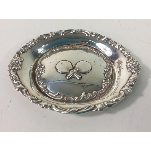 504 - Silver pin dish, 17g