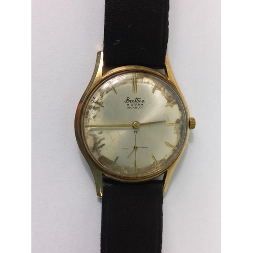 598 - Bettina 9ct gold cased watch