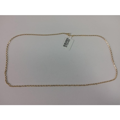 601 - 9ct gold chain, 2g