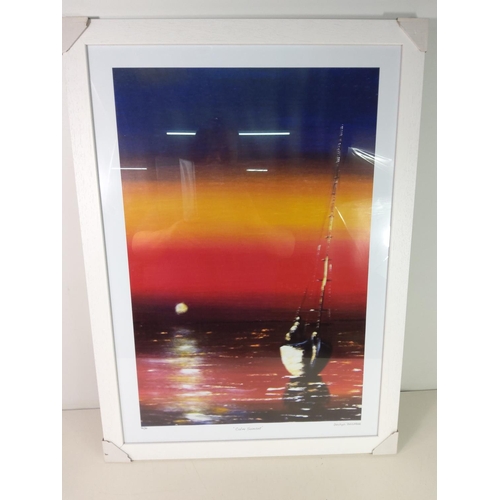 184 - 4 x limited edition prints, 'Calm Sunset' 46/50 (64cms x 88cms) 'Massai Guardian' 96/100 (60cms x 45... 