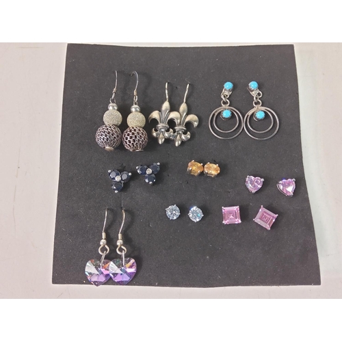 315 - 9 pairs of earrings