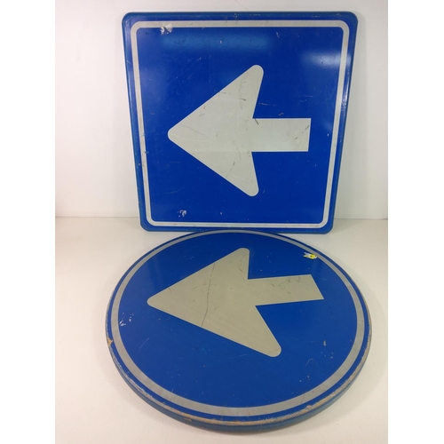 48 - 2 vintage metal street signs