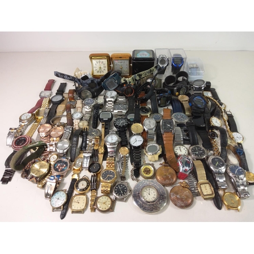 442 - Large box of various watches