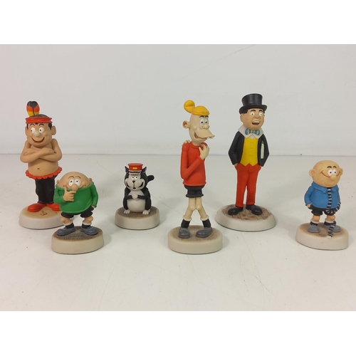 447 - 6 Robert Harrop Beano and Dandy Collection figures with boxes