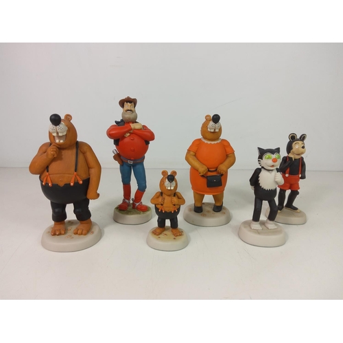 448 - 6 Robert Harrop Beano and Dandy Collection figures with boxes