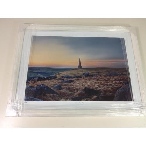 192 - 4 x limited edition framed prints 'Brighton doors' 92/100 (56.5cms x 41cms) 'Stoodley Pike' 98/100 (... 